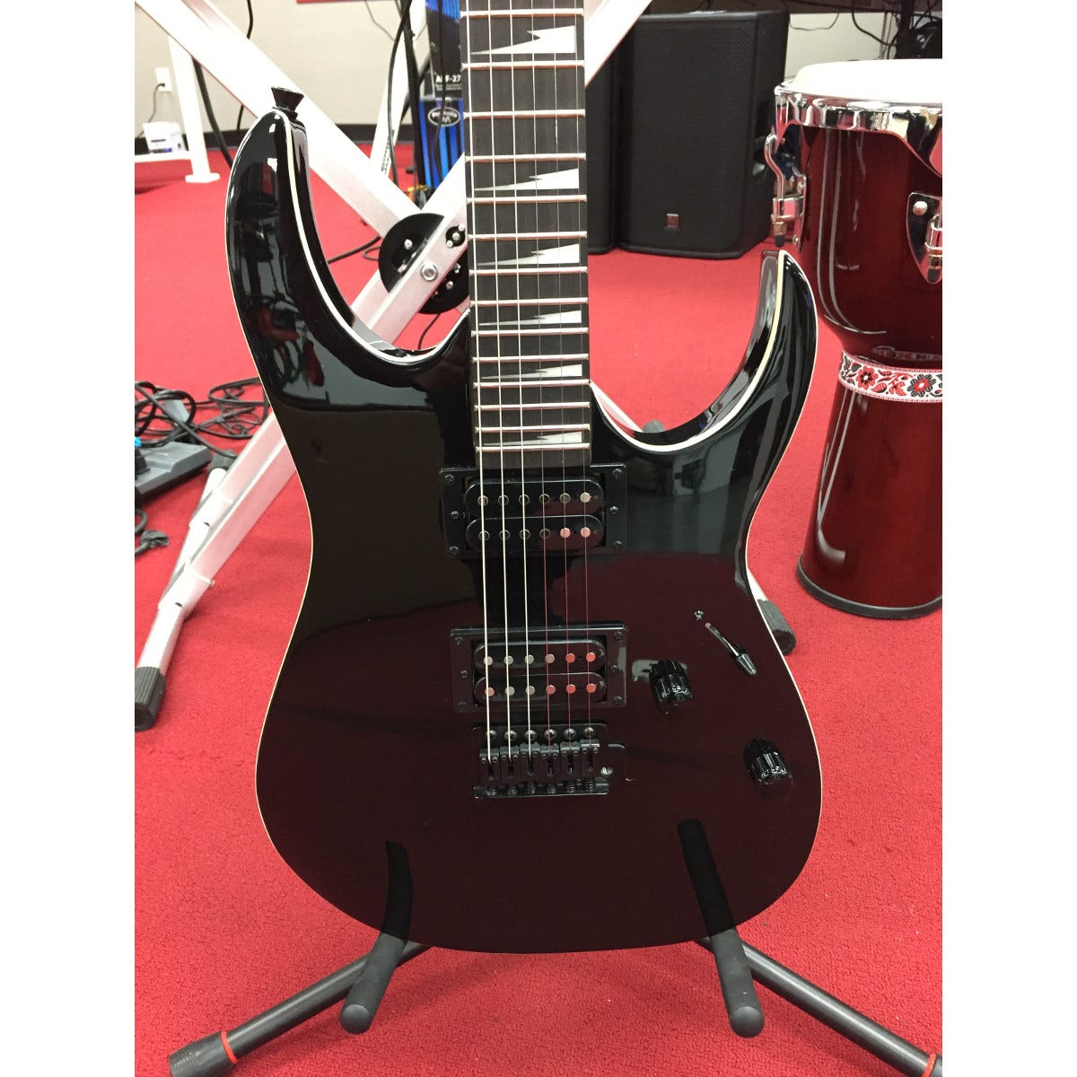 Ibanez GRG120BDX BKN Electric Guitar, Rosewood Fingerboard, HH - Black Night (B-STOCK)