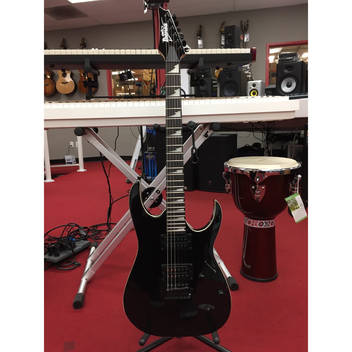 Ibanez GRG120BDX BKN Electric Guitar, Rosewood Fingerboard, HH - Black Night (B-STOCK)