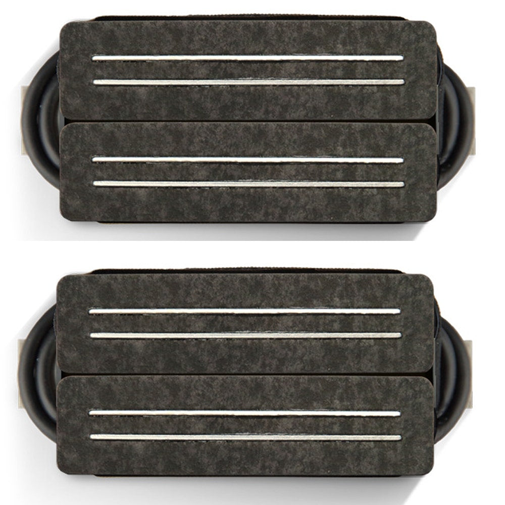Bare Knuckle Impulse Humbucker 6-String Guitar Pickup Set, Black Bobbins