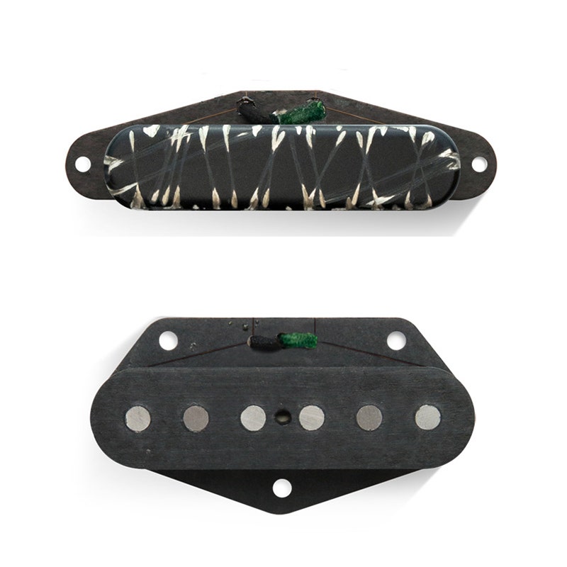 Bare Knuckle Rabea Massaad Nomads Tele Single-Coil Guitar Pickup Set with Black Battleworn Neck