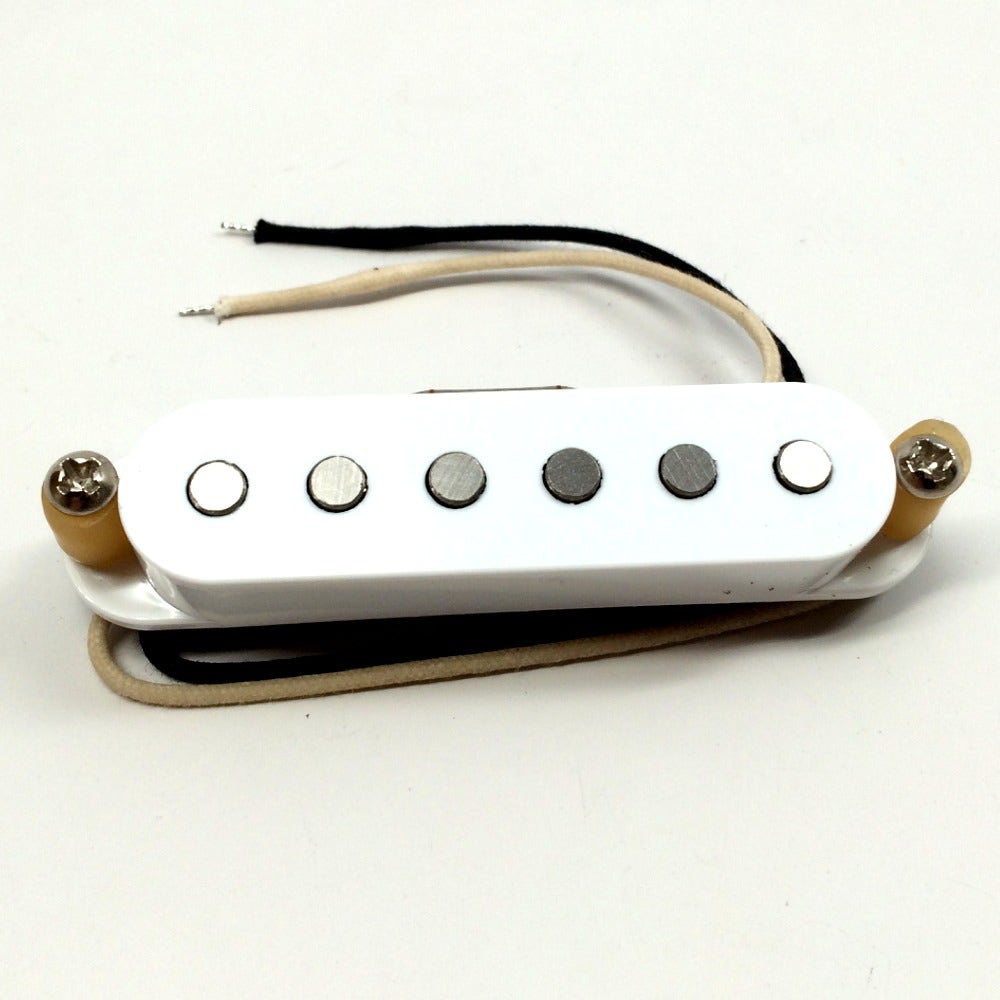 Bare Knuckle Trilogy Suite 6-String Single Coil Strat Pickup, Bridge Position, White Cover