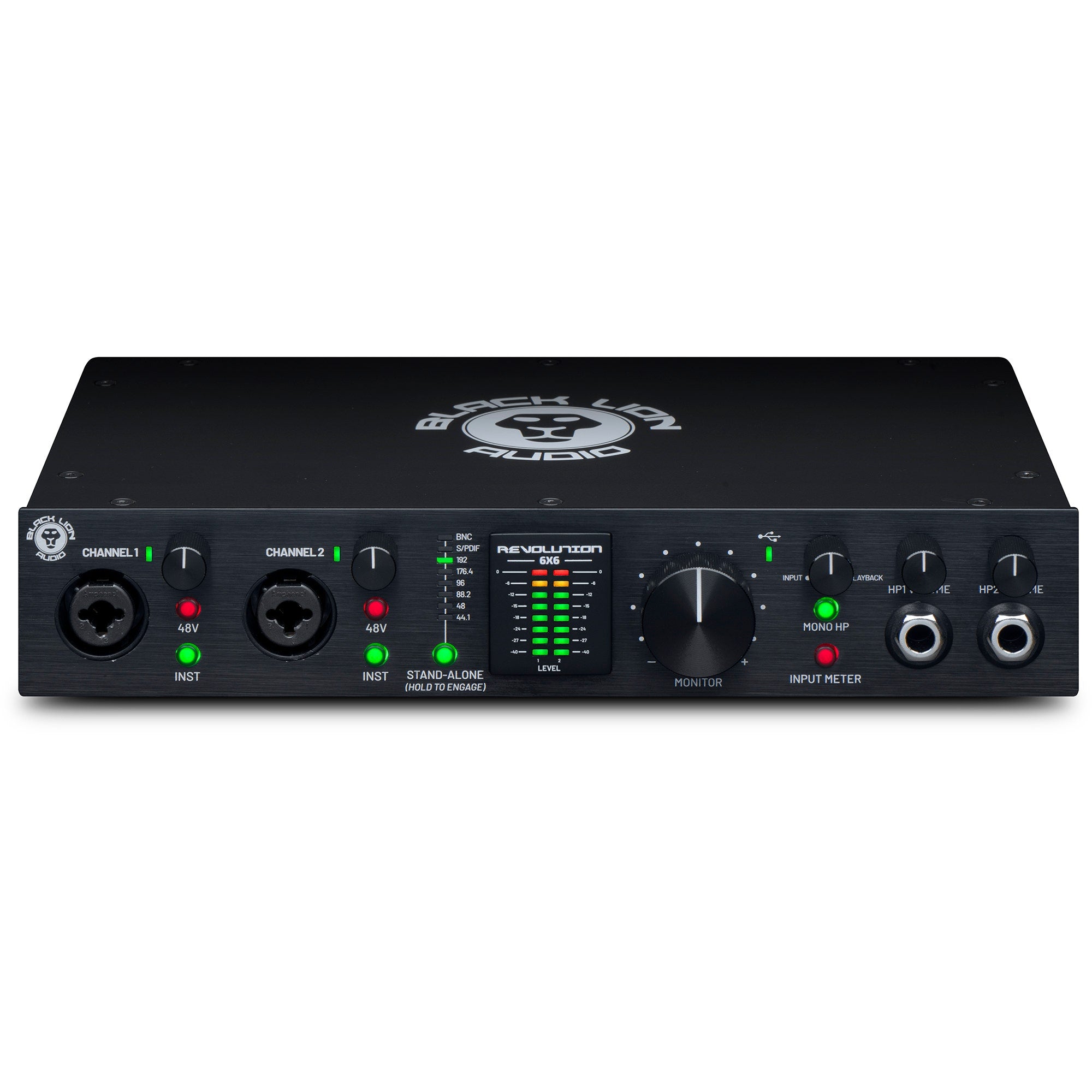 Black Lion Audio Revolution 6x6 6-In 6-Out USB Audio Interface / Word Clock / DAC / ADC