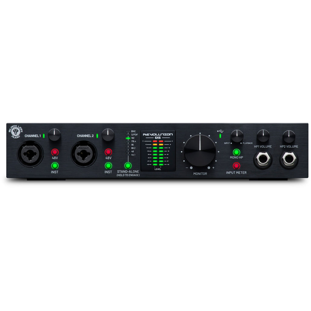 Black Lion Audio Revolution 6x6 6-In 6-Out USB Audio Interface / Word Clock / DAC / ADC