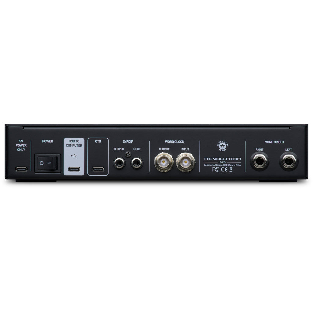 Black Lion Audio Revolution 6x6 6-In 6-Out USB Audio Interface / Word Clock / DAC / ADC