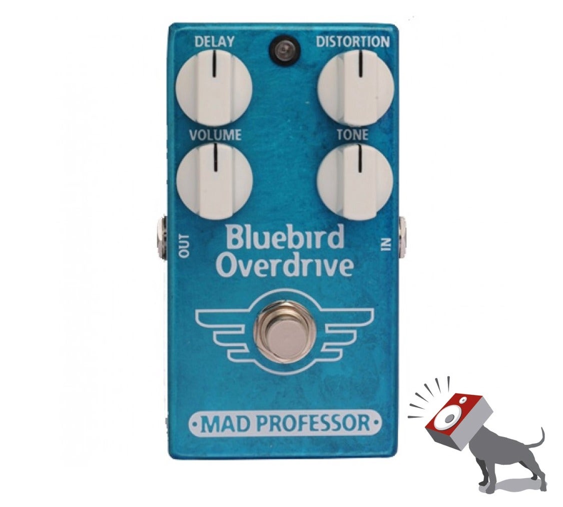 Mad Professor Bluebird Overdrive Delay Guitar Effects Pedal BODD