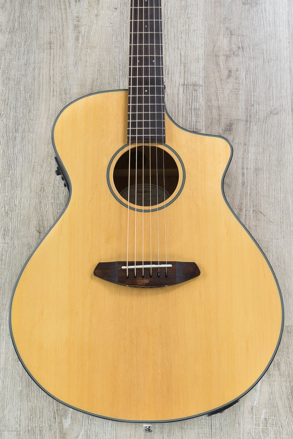 Breedlove Discovery Concert CE Acoustic-Electric Guitar, Sitka Spruce - Mahogany (Open Box)
