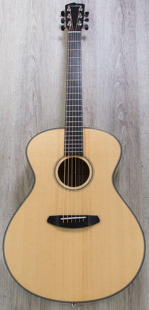 Breedlove Oregon Concerto E Acoustic-Electric Guitar, Myrtlewood, Hard Case - Natural Gloss (Open Box)