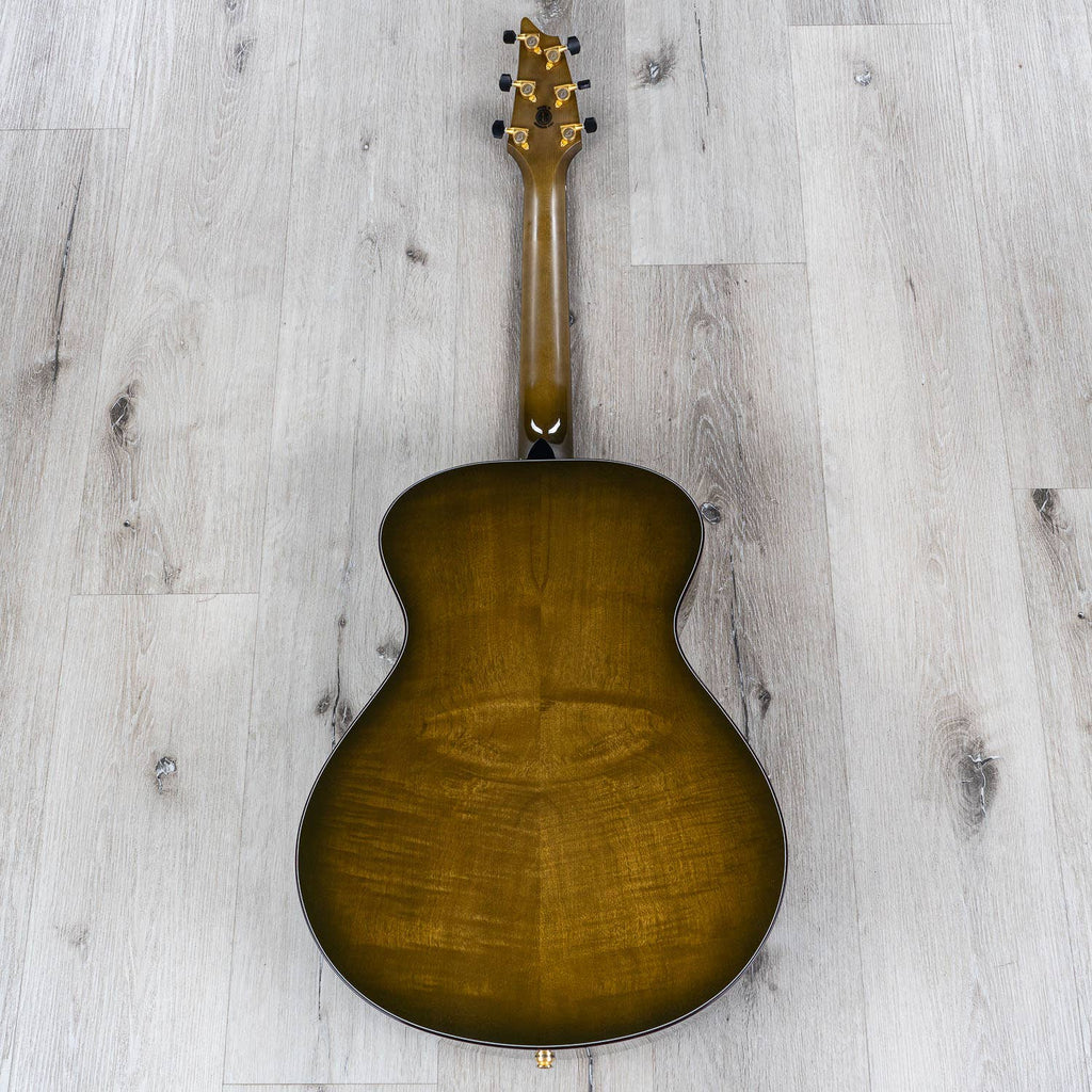 Breedlove Oregon Concert E LTD Acoustic Electric Guitar, Myrtlewood, Olive Burst (B-STOCK)