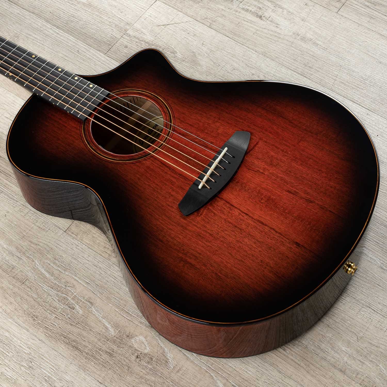 Breedlove Limited Edition Oregon Concert CE Acoustic-Electric Guitar, Sunset Burst, Myrtlewood