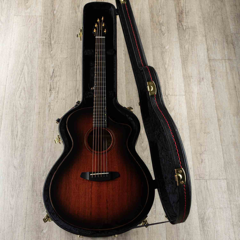 Breedlove Limited Edition Oregon Concert CE Acoustic-Electric Guitar, Sunset Burst, Myrtlewood