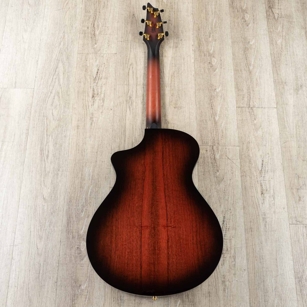 Breedlove Limited Edition Oregon Concert CE Acoustic-Electric Guitar, Sunset Burst, Myrtlewood