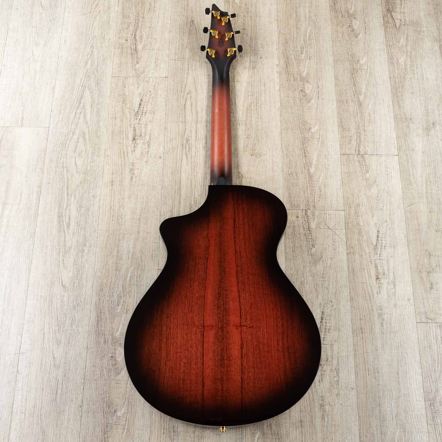 Breedlove Limited Edition Oregon Concert CE Acoustic-Electric Guitar, Sunset Burst, Myrtlewood