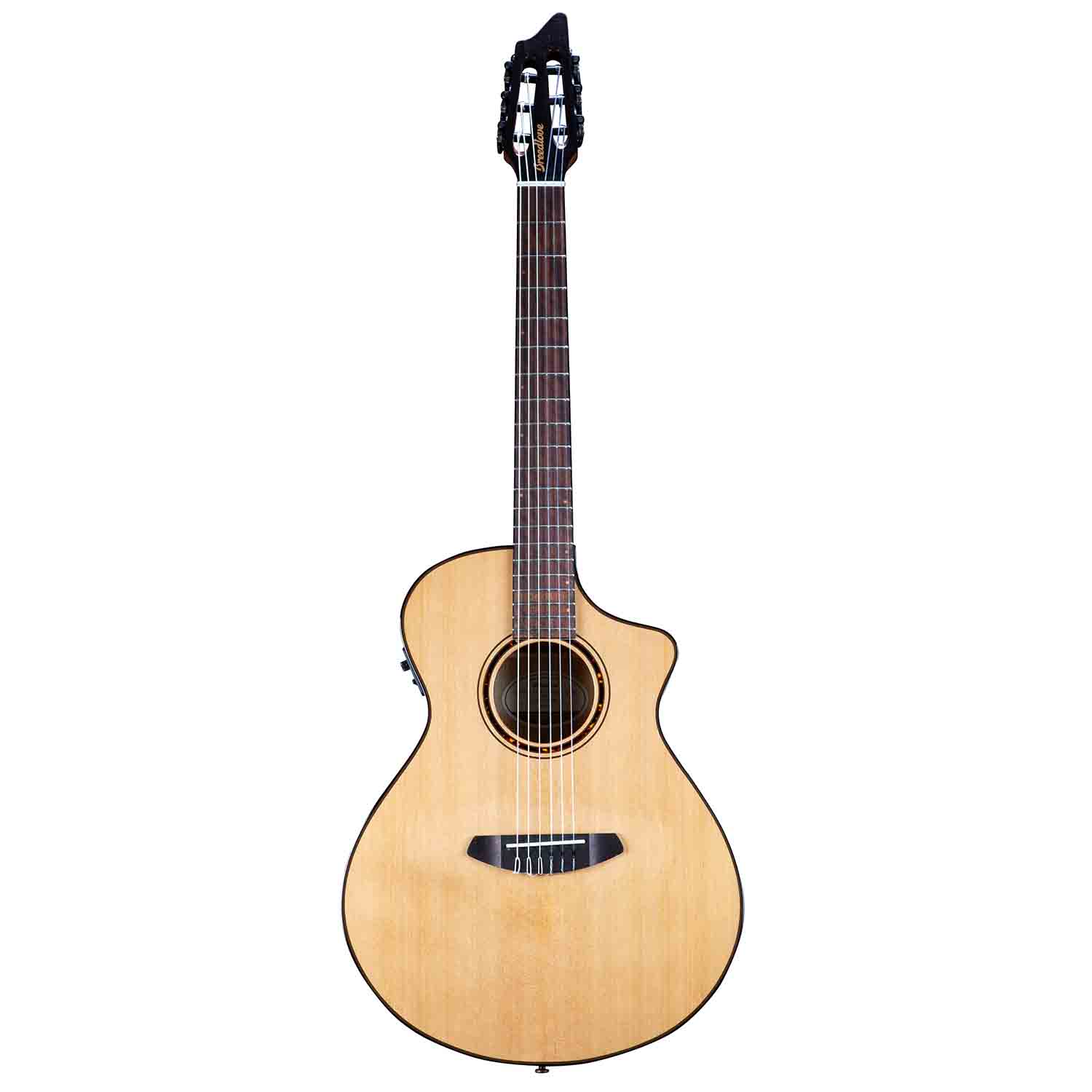 Breedlove Pursuit Exotic S Concert Nylon CE Calssical Acoustic Guitar, Red Cedar Top