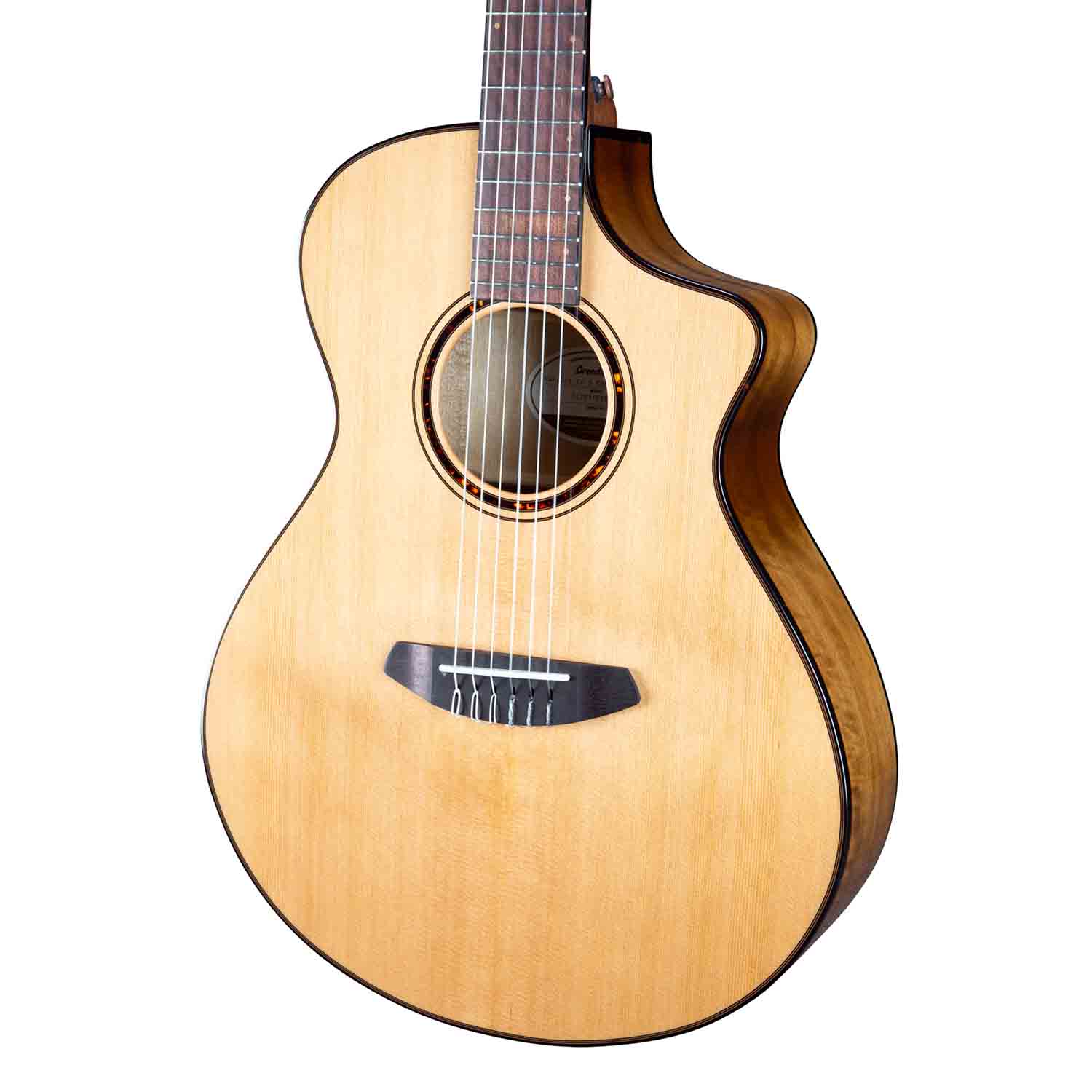 Breedlove Pursuit Exotic S Concert Nylon CE Calssical Acoustic Guitar, Red Cedar Top