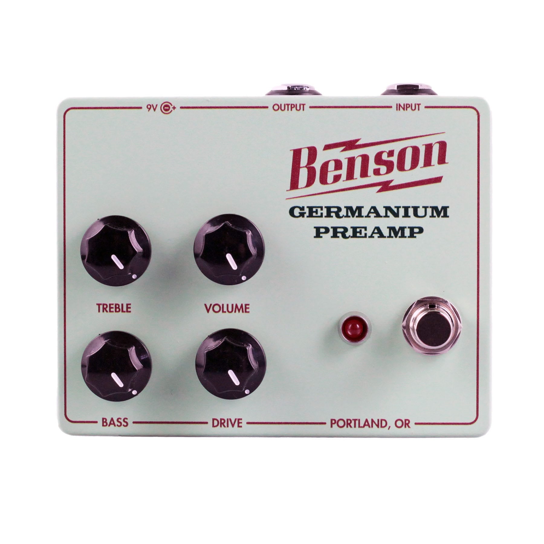 Benson Amps Germanium Preamp Overdrive / Boost / Fuzz Preamp Guitar Effect Pedal