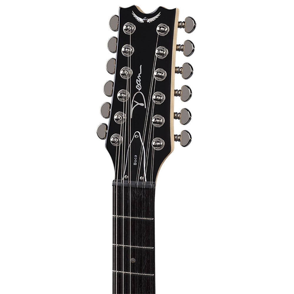 Dean BOCA12 CBK Boca 12 -String Semi-Hollow Body Electric Guitar - Classic Black
