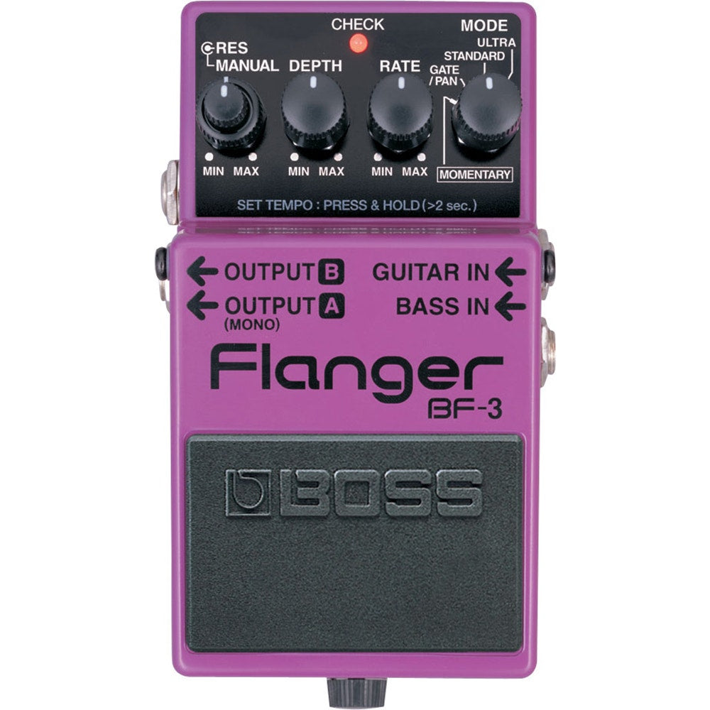 BOSS BF-3 Flanger Ultra Gate Pan Stereo Guitar Bass Effects Pedal(Open Box)