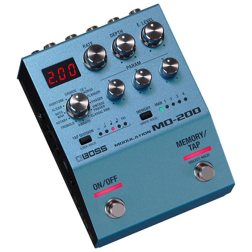 Boss MD-200 Modulation Guitar Effects Pedal, MIDI I/O, 12 Modulation Modes