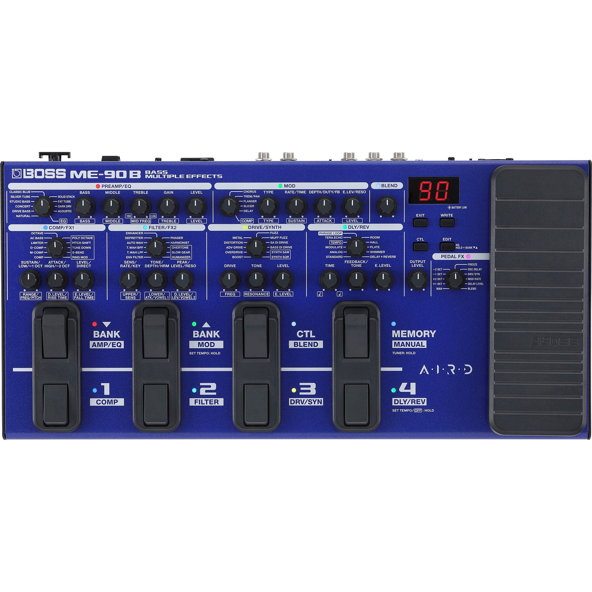 BOSS ME-90B Bass Multi-Effects Processor Pedal