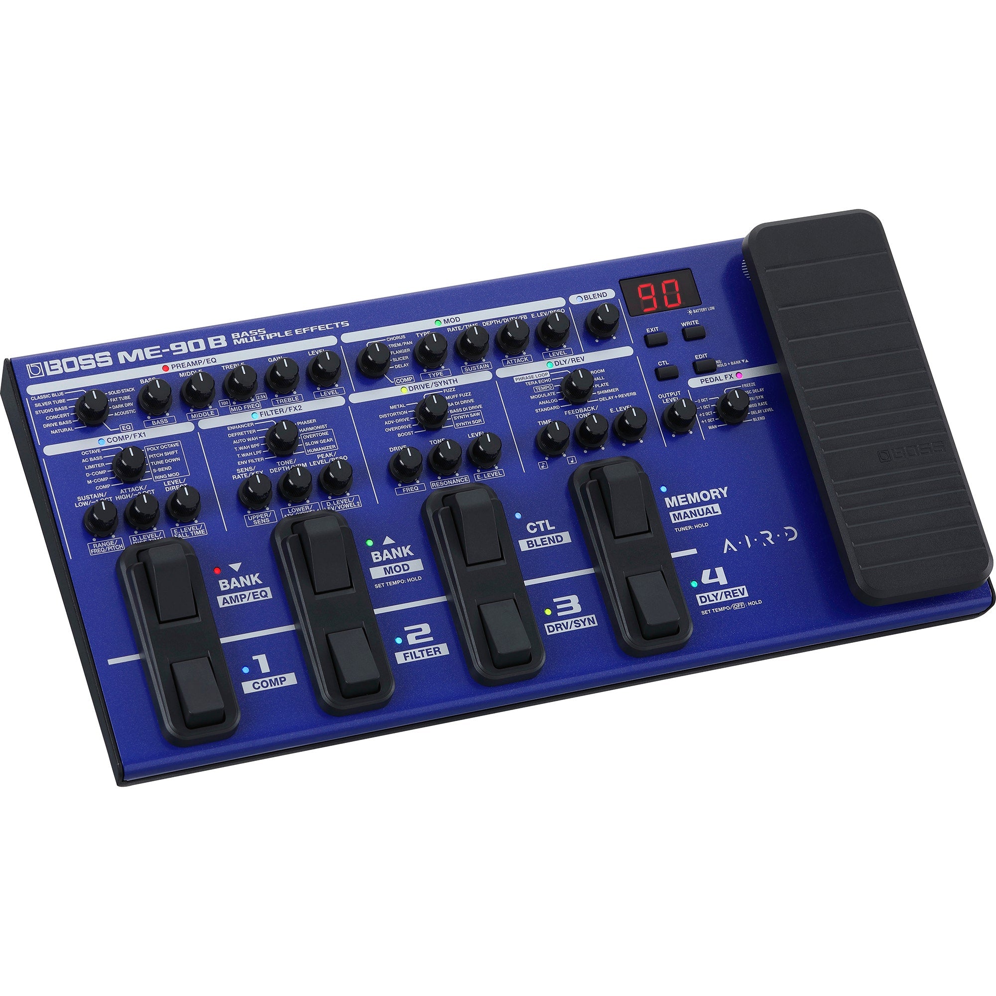 BOSS ME-90B Bass Multi-Effects Processor Pedal