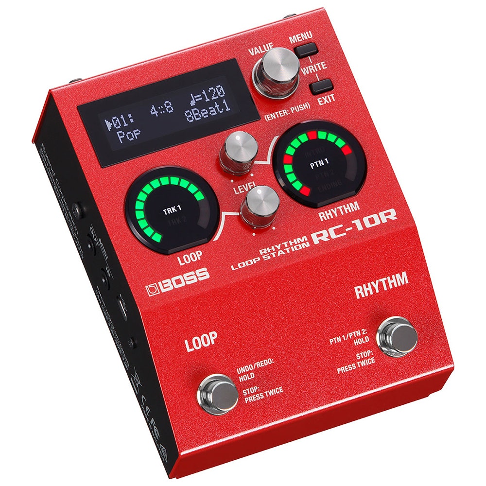 Boss RC-10R Rhythm Loop Station Looper Guitar Effects Pedal, External MIDI Connector