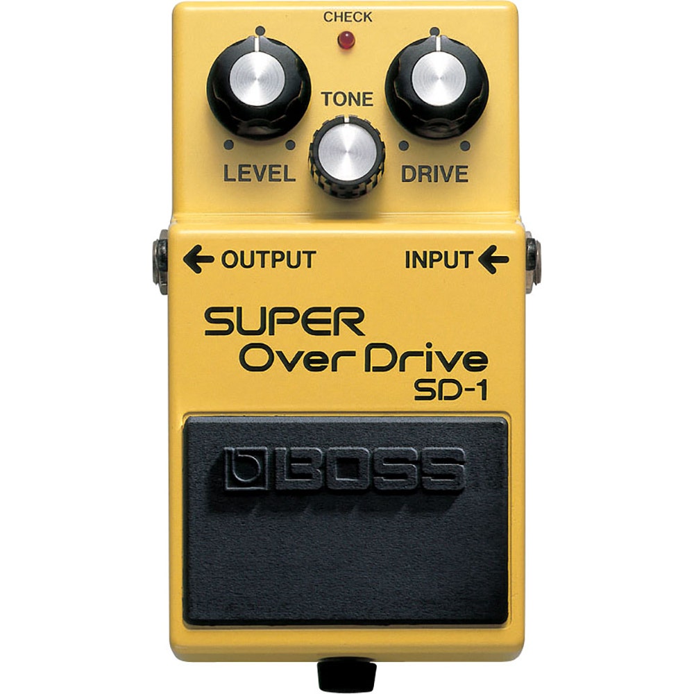 BOSS SD-1 SUPER Overdrive Tube Amp-Style Distortion Guitar Effects Pedal (B-STOCK)