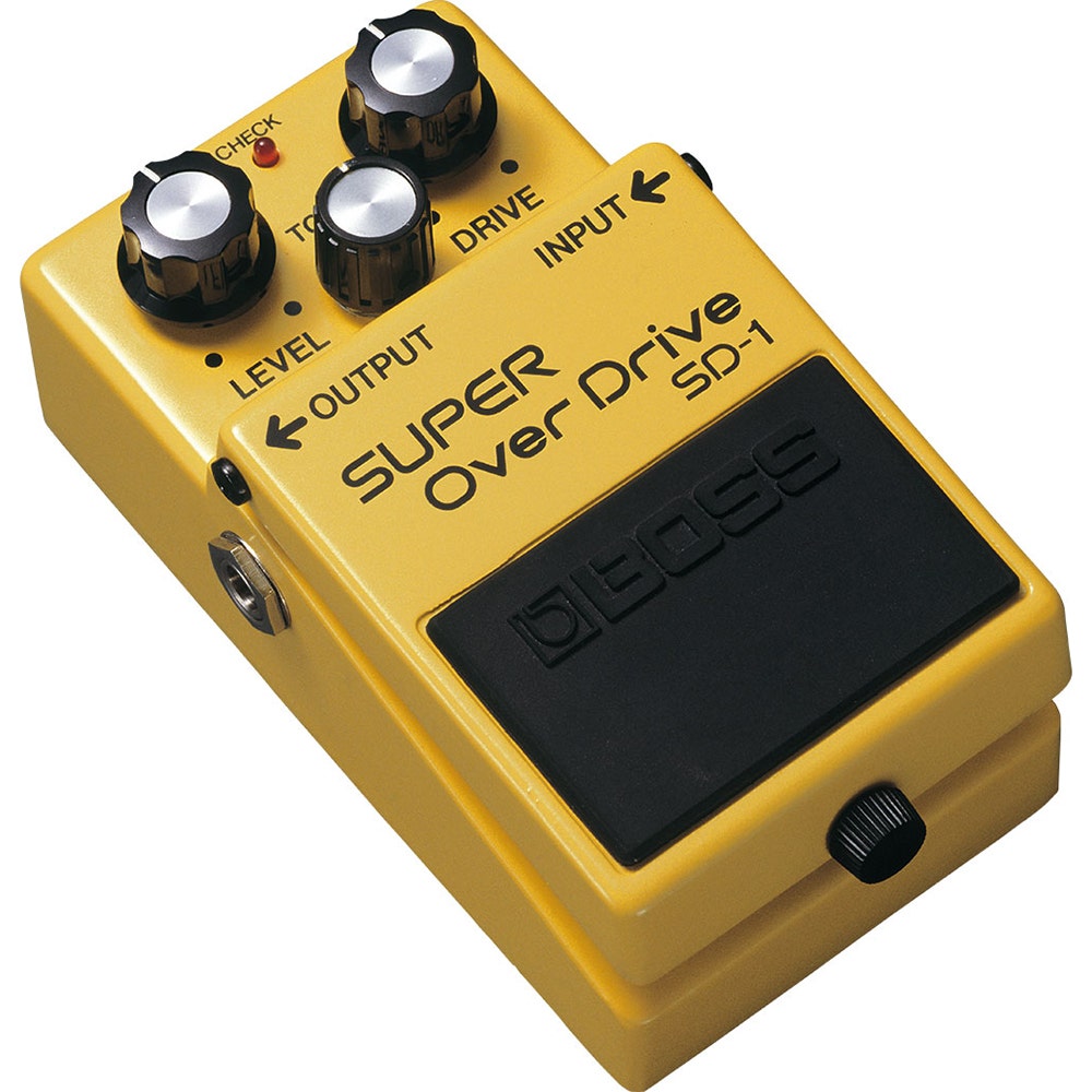 BOSS SD-1 SUPER Overdrive Tube Amp-Style Distortion Guitar Effects Pedal (B-STOCK)