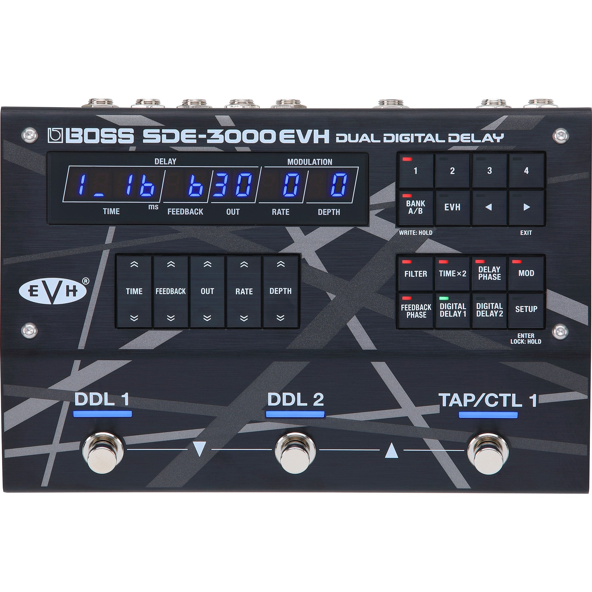 BOSS SDE-3000EVH Eddie Van Halen Dual Digital Delay Guitar Effects Pedal