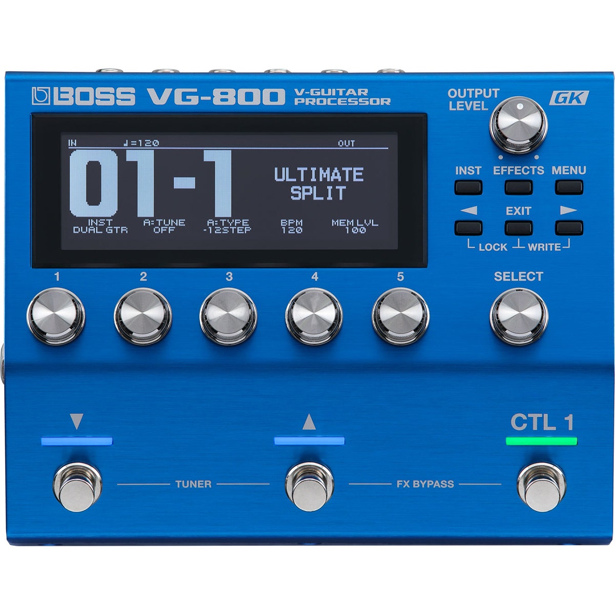 BOSS VG-800 V-Guitar Guitar / Bass Amps & Effects Modeling Processor Pedal with Serial GK