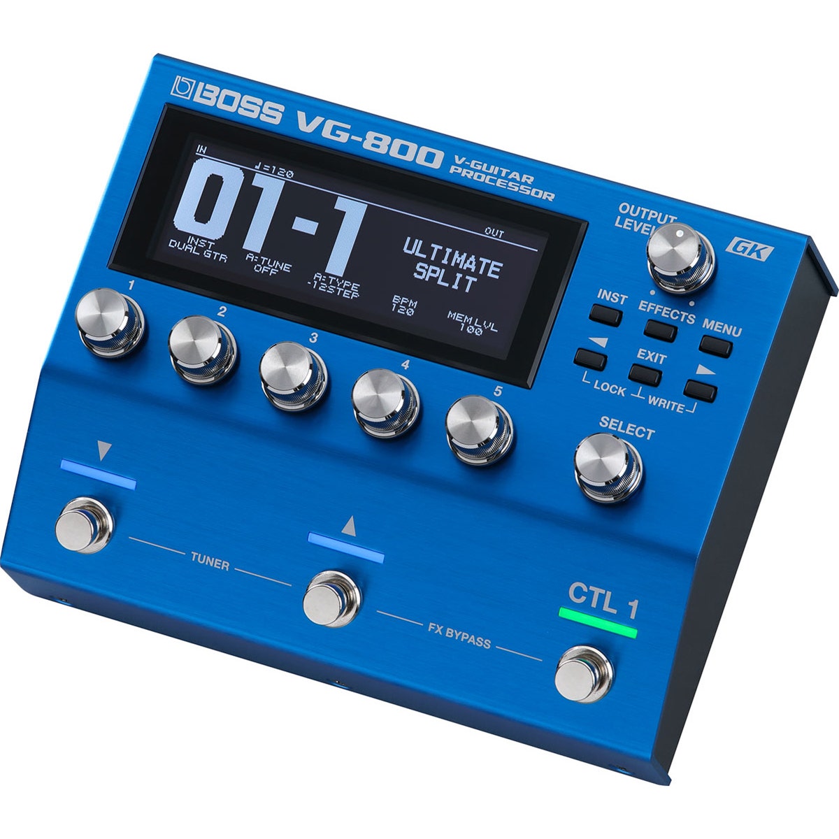 BOSS VG-800 V-Guitar Guitar / Bass Amps & Effects Modeling Processor Pedal with Serial GK