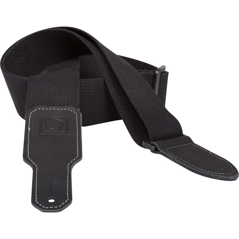 BOSS BSC-20-BLK 2" Cotton Guitar Strap - Black