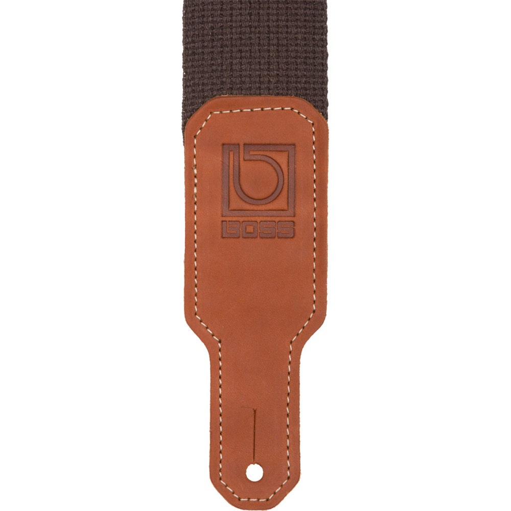 BOSS BSC-20-BRN 2" Cotton Guitar Strap, Brown