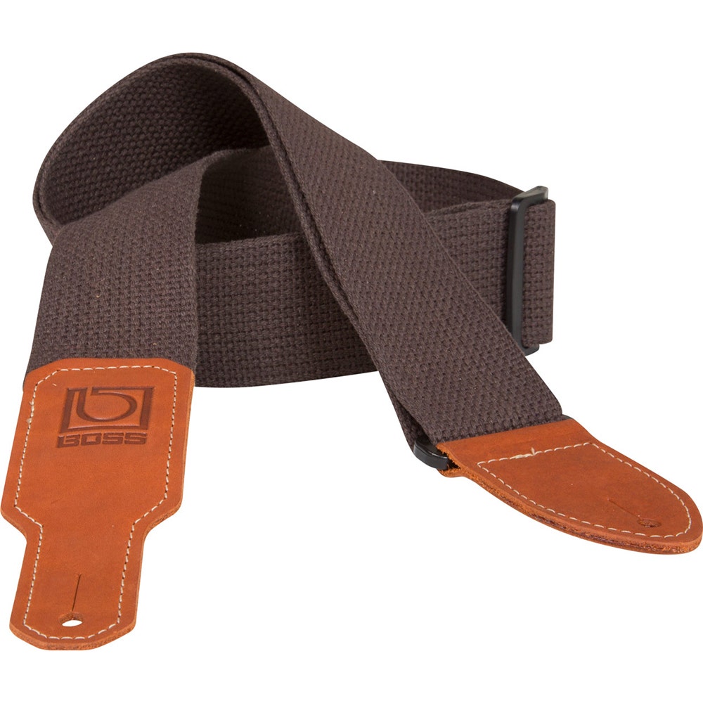 BOSS BSC-20-BRN 2" Cotton Guitar Strap, Brown