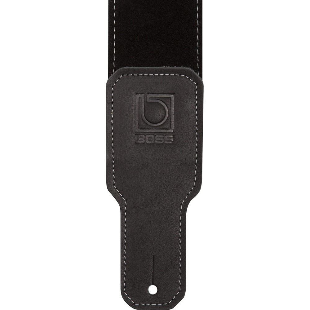 BOSS BSS-25-BLK 2.5" Premium Suede Guitar Strap, Black