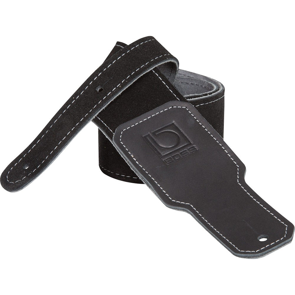 BOSS BSS-25-BLK 2.5" Premium Suede Guitar Strap, Black