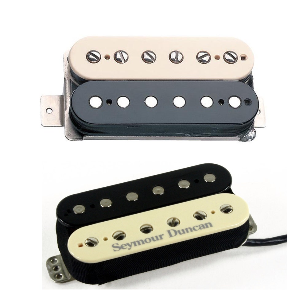 Seymour Duncan SH-1N '59 Zebra Neck Humbucker & TB-4 JB Trembucker Bridge Humbucker Guitar Pickup Set