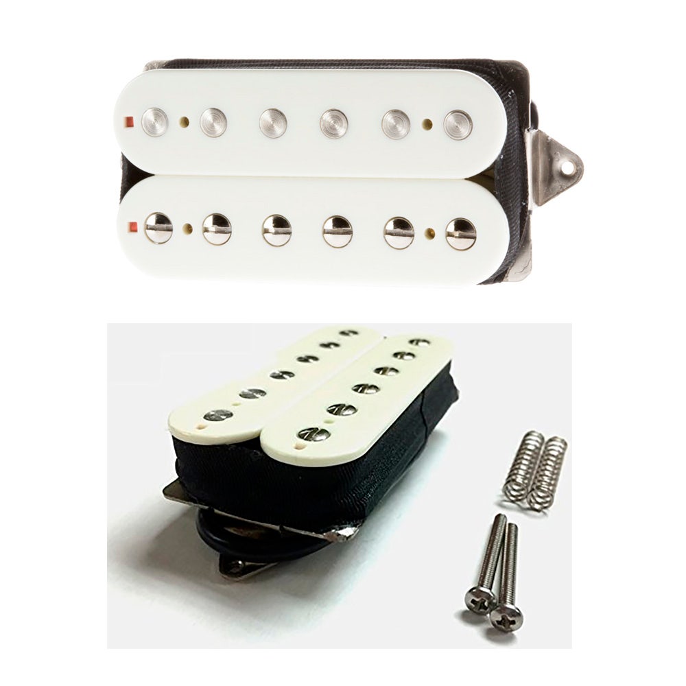 Suhr Aldrich Hot Humbucker 53mm Spacing Bridge and Neck Pickup Set in Parchment