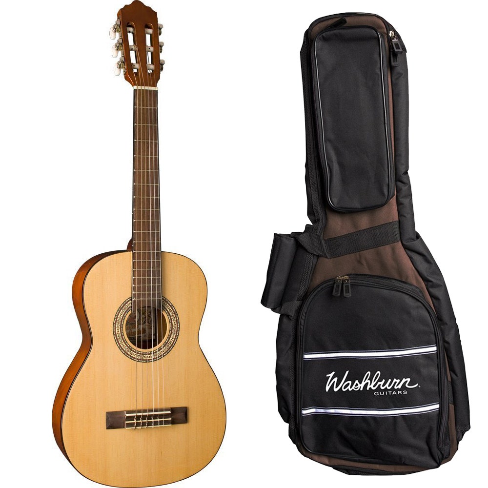 Oscar Schmidt OCHS 1/2 Size Classic Student Acoustic Guitar with Gig Bag