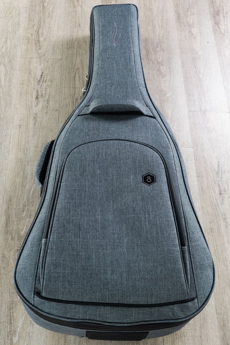 Sire R3 GS NT Zebra 7 SIB Cutaway Acoustic Electric Guitar, Natural w/ Sire Premium Gig Bag