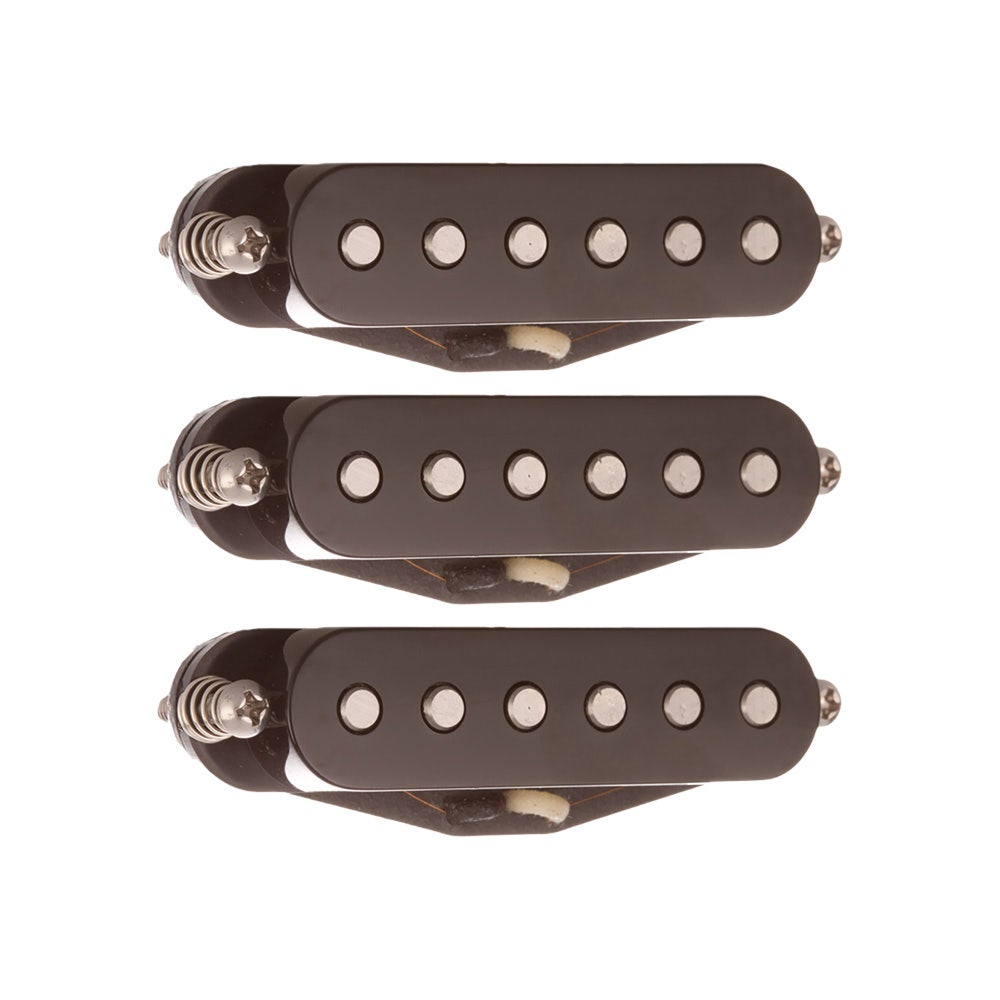 Suhr V60 60s Alnico V Single Coil Strat Replacement Pickup Set (Bridge, Middle, Neck) in Black