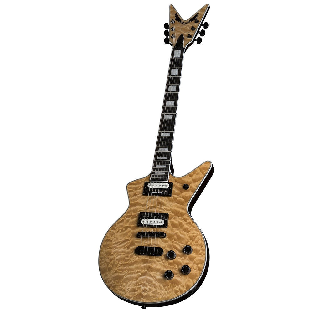 Dean Guitars Cadillac Select Electric Guitar, Quilt Maple Top, Gloss Natural