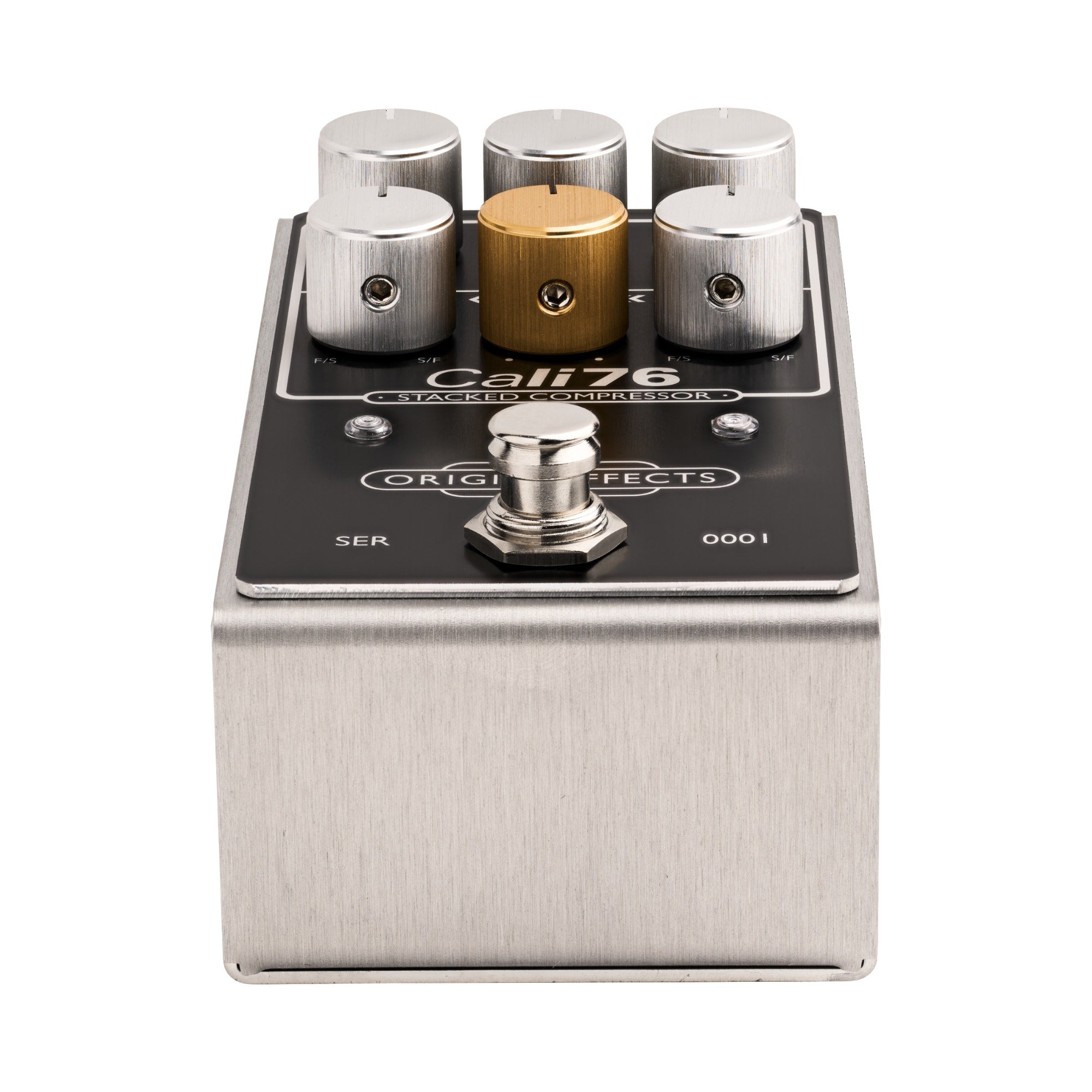 Origin Effects Cali76 Stacked Dual-Stage Compressor Guitar Effect Pedal, Black