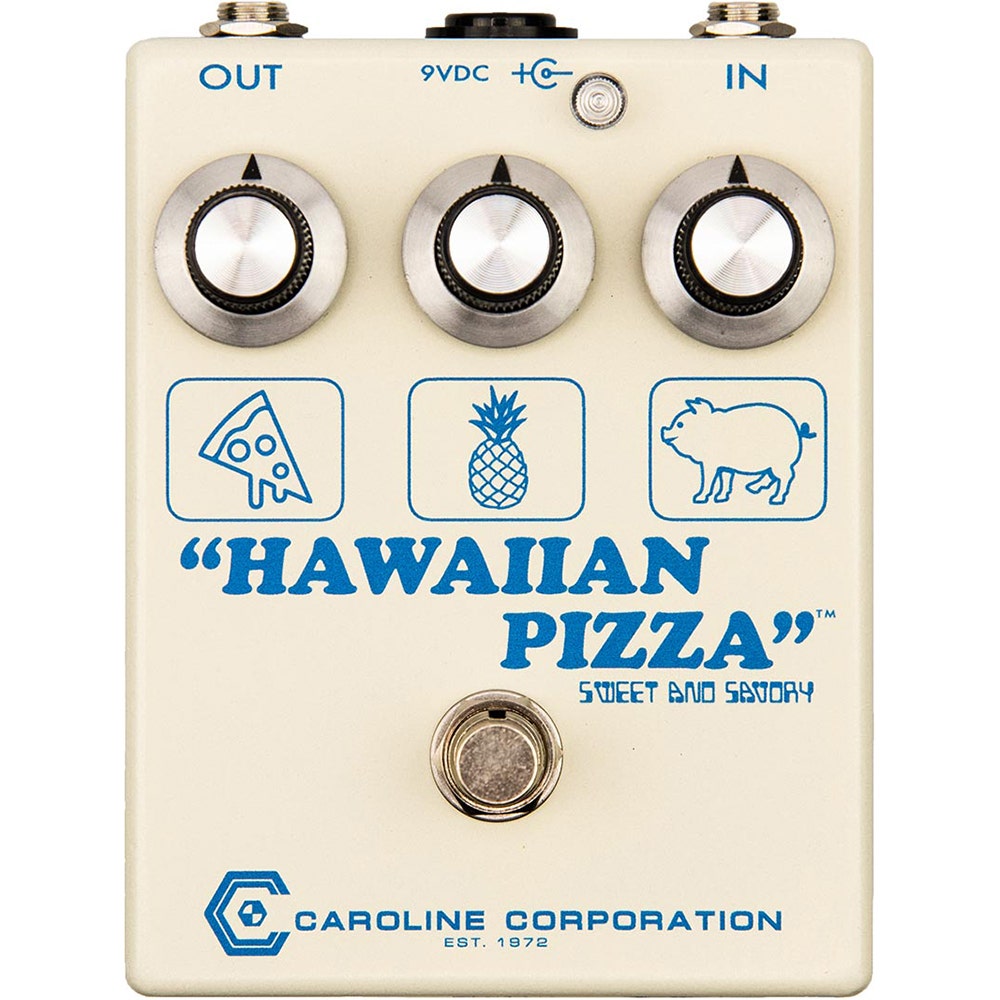 Caroline Guitar Company Hawaiian Pizza Fuzz Guitar Effects Pedal