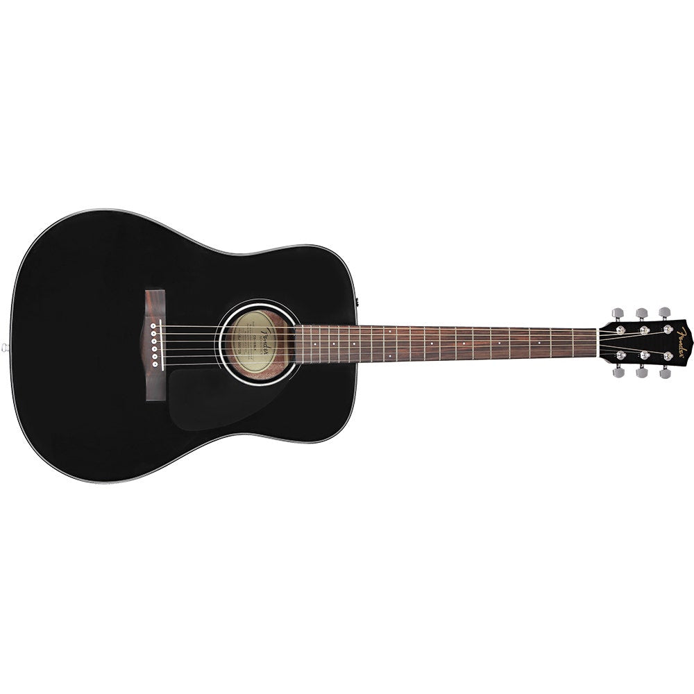 Fender CD-60 Dreadnought Acoustic Guitar with Hard Case - Black