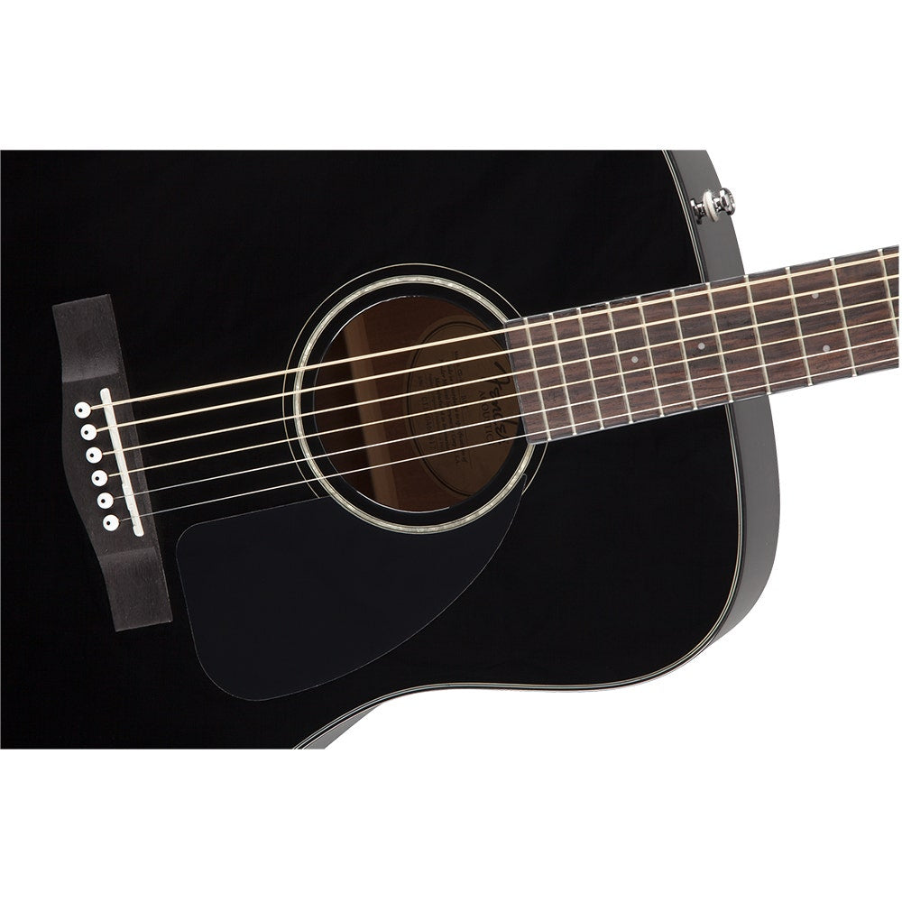 Fender CD-60 Dreadnought Acoustic Guitar with Hard Case - Black