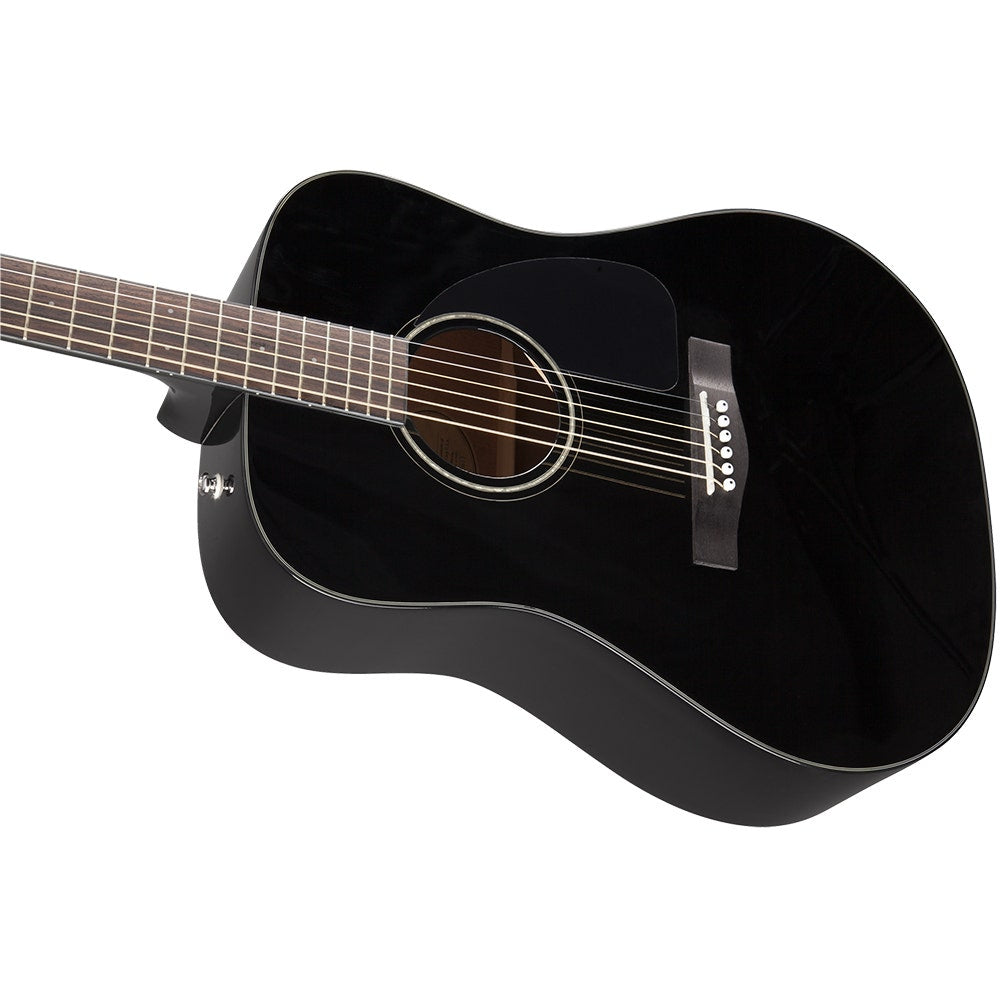 Fender CD-60 Dreadnought Acoustic Guitar with Hard Case - Black