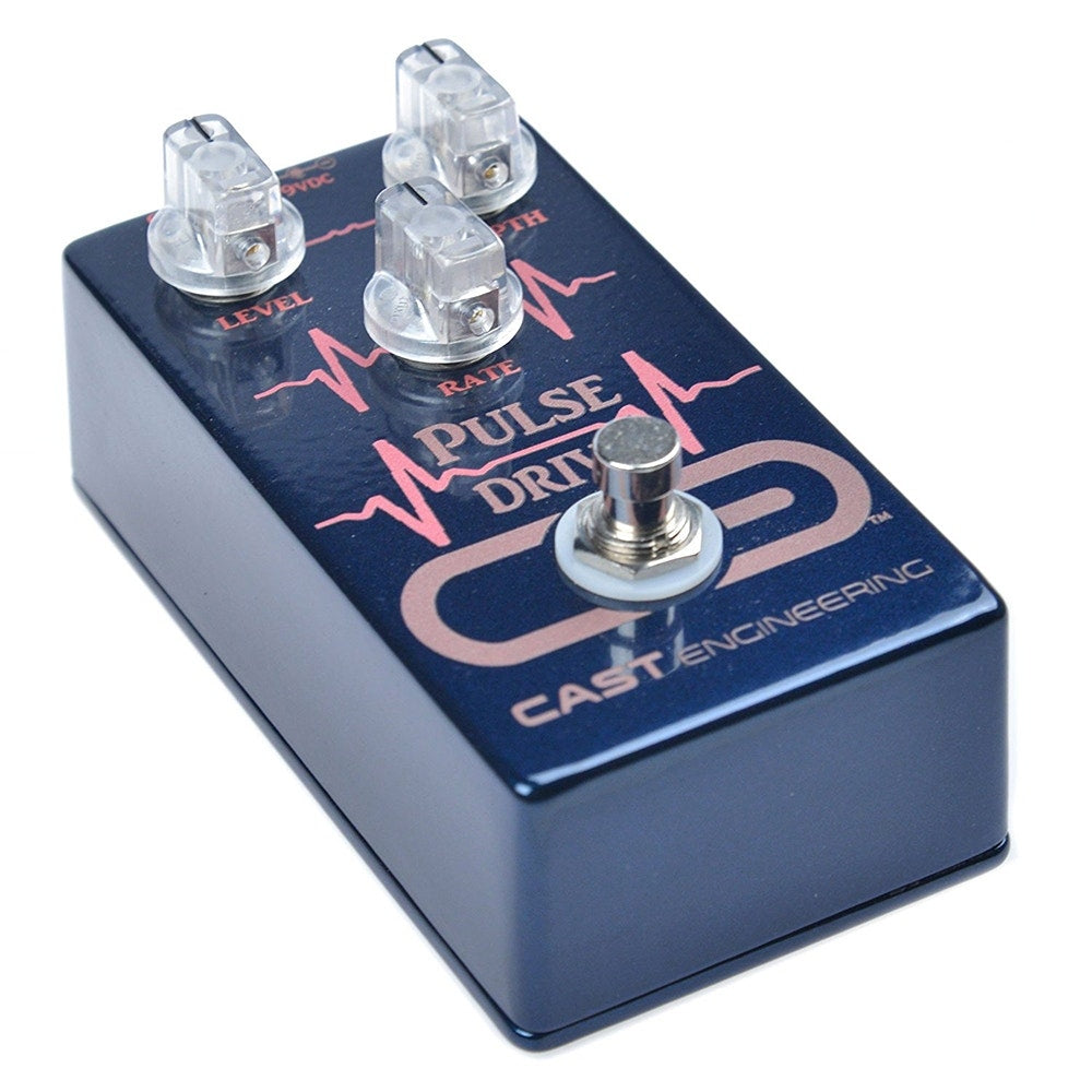 Cast Engineering Pulse Drive Tremolo / Boost Guitar Effects Pedal