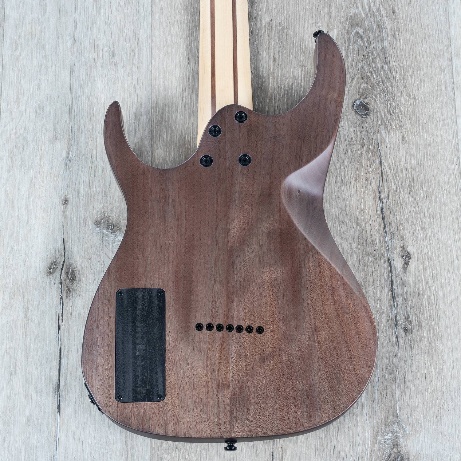 Cerberus Erebus 7, 7-String Long Scale Electric Guitar, Ebony Fingerboard, Transparent Black