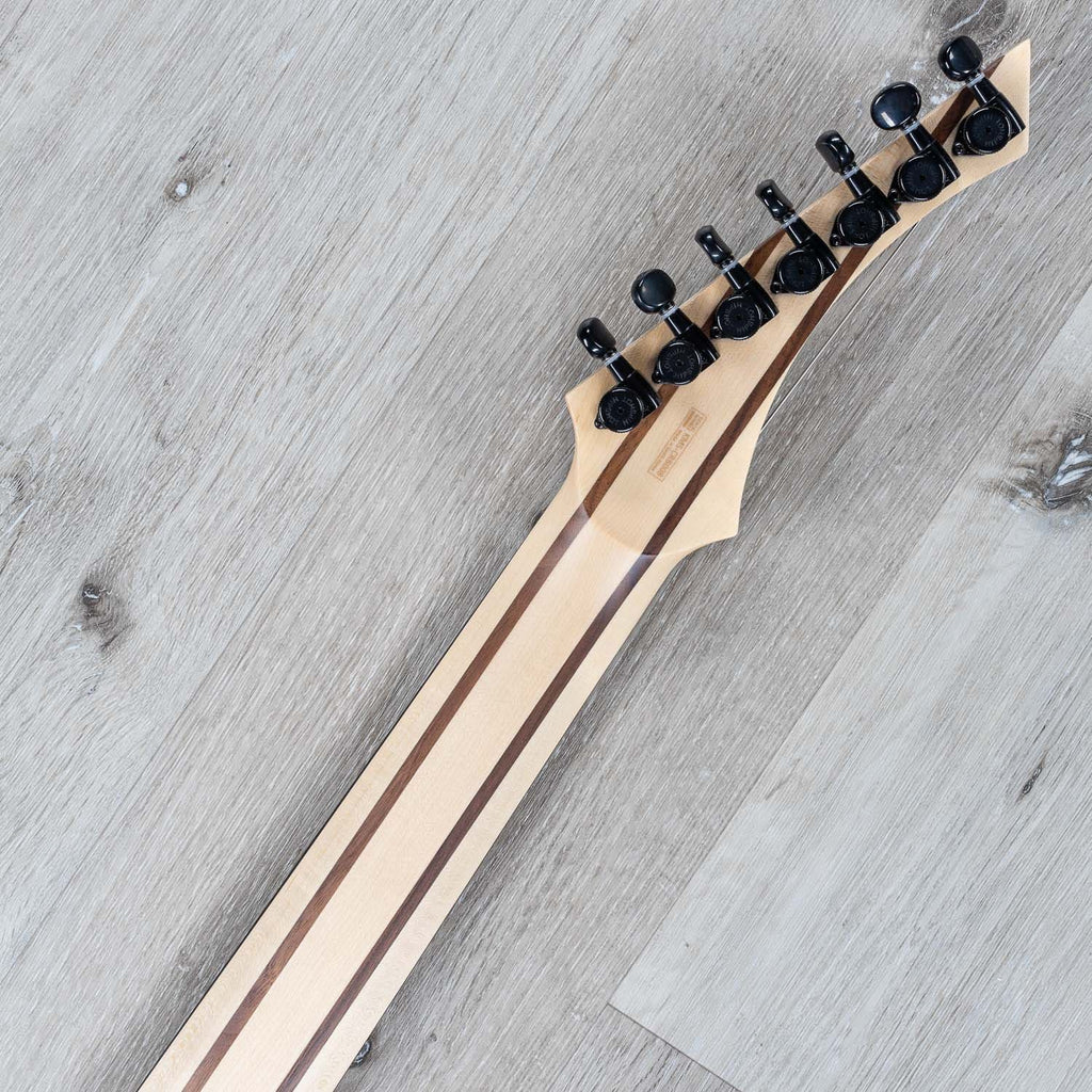 Cerberus Erebus 7, 7-String Long Scale Electric Guitar, Ebony Fingerboard, Transparent Black