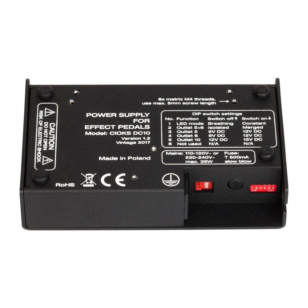 Cioks DC10 Link Professional Guitar Effects Pedal Power Supply with Flex Cables